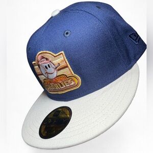 Rare Y2K New Era X Myfitteds 59FIFTY Charleston Charlies Chocolate Frog Cap-New